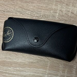 Ray-Ban Black and Gold Glasses Case